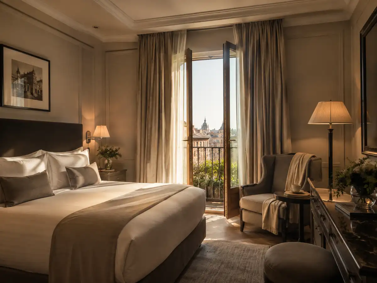 Habitación de hotel en Madrid